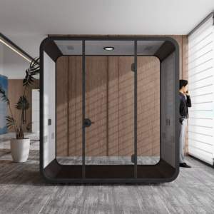 Cabina de acero acústico caliente, cabina de oficina portátil, cabina insonorizada, cápsulas de teléfono, cabina de <span class=keywords><strong>estudio</strong></span> de grabación para aprendizaje - Product Image 3