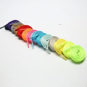 Youki YK-SL67 HF Nouveauté : Lacets plats en polyester 9 mm, épais et colorés, à motif floral, haute densité - Product Image 2