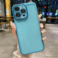 2026 Hot Sale Transparante Simpele Schattige Telefoonhoes voor iPhone 17 16 15 Pro Max met Camerabescherming