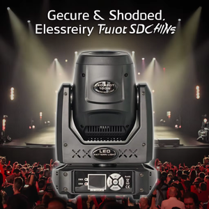 Dj ánh sáng 100 wát <span class=keywords><strong>LED</strong></span> <span class=keywords><strong>spot</strong></span> di chuyển đầu ánh sáng với vòng <span class=keywords><strong>LED</strong></span> hiệu ứng - Product Image 4