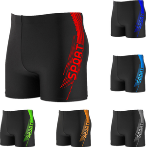 Custom Logo 85% Polyester 15% Spandex Quick Dry Printing logo Elastic <strong>Tight</strong> Men's Sports <strong>Swimming</strong> Training <strong>Shorts</strong> - Product Image 3