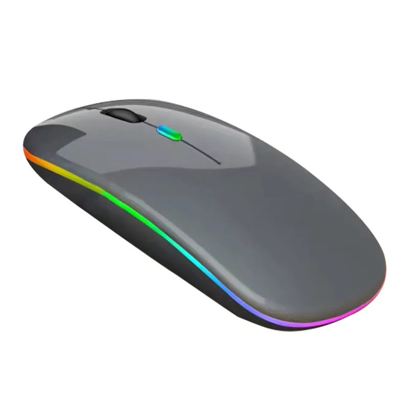 Aufladen Mute Computer Notebook Grenz überschreitende Office-Spiel beleuchtung Drahtlose Maus Bluetooth Dual Mode Wireless Mouse