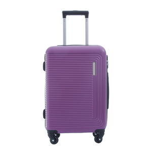<strong>Purple</strong> Textured ABS Luggage with Mute Spinner Wheels <strong>Suitcase</strong> - Product Image 1