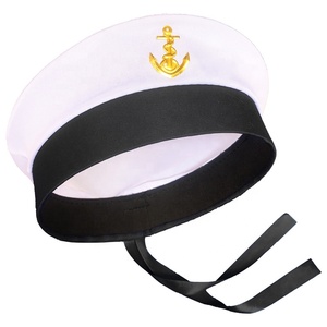 Chapeau rétro de marin pour adulte Halloween <span class=keywords><strong>casquette</strong></span> de marin de yacht vintage avec queue de glands béret de <span class=keywords><strong>capitaine</strong></span> de la marine accessoire de costume taille unique - Product Image 5