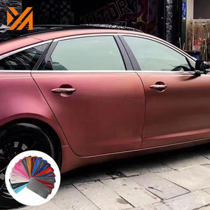 Rouleau de papier d'autocollants de carrosserie en PVC super extensible Film métallique mat de voiture Vinyle d'emballage adhésif - Product Image 5