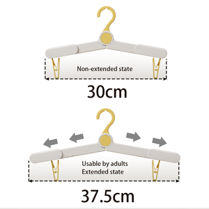 Chất Lượng Cao Có Thể Điều Chỉnh Bé Quần Áo Móc Áo Trẻ Sơ Sinh Quần Áo Móc Áo Đứng Gấp Quần Áo Móc Áo Cho Bé - Product Image 3