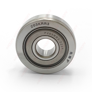 203KRR3 무유지보수 크롬강 HXHV 농업용 딥 그루브 볼 베어링 크기 15.88x50.8x15mm - Product Image 1