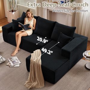 Ghế sofa mô-đun cho phòng khách, thoải mái, hình chữ L, có ghế dài - Product Image 4