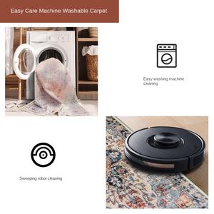 Türk Retro Bohemian etnik tarzı halı, kolay bakım makinesi yıkanabilir kaymaz alan kilim oturma odası için - Product Image 3