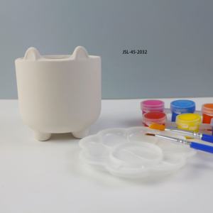 Commercio all'ingrosso <span class=keywords><strong>Mini</strong></span> succulenta pentola fai da te ceramica taglio Set di vernice eco-friendly metallo pennello colori promozione regali <span class=keywords><strong>Mini</strong></span> bambini - Product Image 1
