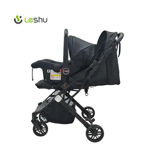 Hoge Kwaliteit Auto Opvouwbare Kinderwagen Baby Autostoel En Kinderwagen Set Kinderwagens