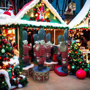 Thương Mại Lớn Ngoài Trời Sợi Thủy Tinh Nhựa Giáng Sinh Bức Tượng Nhỏ Xmas <span class=keywords><strong>Elf</strong></span> Santa Ghế Khổng Lồ Lollipop <span class=keywords><strong>Nutcracker</strong></span> Cho Giáng Sinh - Product Image 6