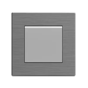 2021 Top sale light switches 1 Gang 2 Way Wall Switch-Stainless Steel Cover customers favorite wall switches