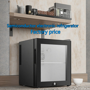 <span class=keywords><strong>Mini</strong></span> Refrigerador Personalizable de Sobremesa con Congelador para el Hogar, <span class=keywords><strong>Mini</strong></span> Bar Enfriador con Puerta de Cristal, Frigorífico Electrónico para Hotel y Dormitorio - Product Image 2