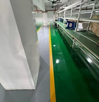 Peinture acrylique pour sols RHEIN, double composant, sans solvant, résistante à l'usure et aux chocs, pour ateliers de machines lourdes