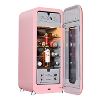 Cave à vin et à bière colorée personnalisée Vinopro pour usage domestique 22 bouteilles Cave à vin Réfrigérateur à vin 50L