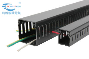 YORH-PEEO Mật Độ Cao Dưới Khay Bàn Quản Lý Cáp Đen Đường Đua Có Nắp - Product Image 4