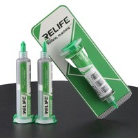 Pâte à souder sans nettoyage de haute qualité 10cc, flux original RELIFE RL-403, pâte à souder pour la réparation d'ordinateurs et d'ordinateurs portables