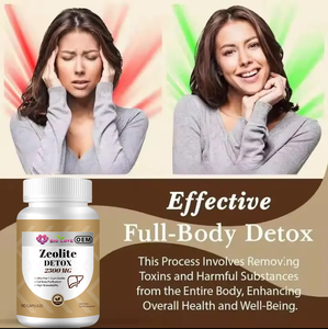 Suplemento Herbal para la Desintoxicación del Hígado 2300mg, Cápsulas de Carbón Activado, Cardo Mariano y Zeolita |   Marca Privada OEM - Product Image 6