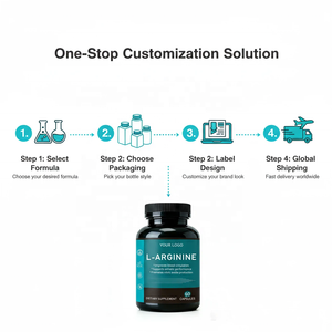 כמוסות תוסף תזונה ל-ארגינין למבוגרים - 60 כמוסות/בקבוק, אריזה בהתאמה אישית, מותג פרטי, תמיכה בייצור OEM, תומך באוקסיד חנקני 2 - Product Image 3