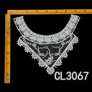 Coton Appliques Blanc Venise Dentelle Au Crochet Col pour la <span class=keywords><strong>couture</strong></span> - Product Image 5