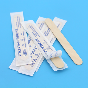 Depresor Lingual Médico para Tatuajes, Uso <span class=keywords><strong>Dental</strong></span>, Estéril, No Estéril, de Madera, para Adultos, JIANGSU CE, Suministros Quirúrgicos Clase I - Product Image 3