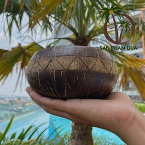 Meilleures ventes Bols en noix de coco 100% biologiques Haute qualité Design écologique Technique personnalisée Importation du Vietnam - Product Image 6