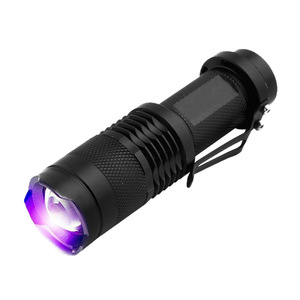 Mini linterna Sk68 con luz blanca enfocable, luz roja, luz verde, luz azul, luz púrpura, 365nm395nmuv, pequeña linterna UV - Product Image 5