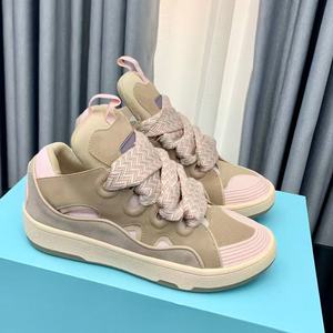 High-end Designer's Retro Sporty Lace-up Mesh Walking <b>Shoes</b> for Both <b>Men</b> and Women Luxury Casual Style - Product Image 2