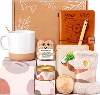Panier-cadeau promotionnel de Noël et d'anniversaire pour femmes, 9 pièces - Idées économiques de remerciement et de reconnaissance pour les employés, pour maman