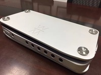 Sistem Audio Home Theater DIY, Casing Amplifier CNC Berbahan Aluminium, Tahan Api, Tahan Air, Kotak Outlet Pemasangan Depan, IP54