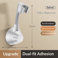 Support de Douche Universel Réglable Sans Perçage au Design Moderne et Simple pour Salle de Bain, Outil d'Extension pour Usage Domestique