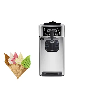 Commercial small ice cream maker machine sundae soft serve ice cream machine for home