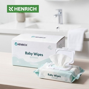 Lingettes humides pour bébé portables, emballées individuellement, <span class=keywords><strong>petit</strong></span> paquet de 60 ou 80 pièces, jetables, soin doux pour les voyages - Product Image 1