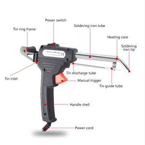 <span class=keywords><strong>Pistola</strong></span> de <span class=keywords><strong>Soldar</strong></span> Manual de 60w, <span class=keywords><strong>Tipo</strong></span> <span class=keywords><strong>Pistola</strong></span> Eléctrica, Máquina de <span class=keywords><strong>Soldar</strong></span> Automática, <span class=keywords><strong>Pistola</strong></span> de Estaño con Calor Externo - Product Image 5