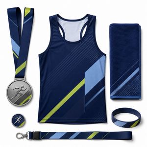 Kit de Artículos Promocionales Personalizados para Eventos Deportivos, Cordón, Pin, Medalla, Ropa Deportiva, OEM, ODM, Múltiples SKU, Regalo Promocional - Product Image 1