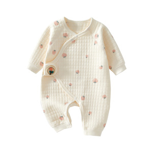 Body para bebé, mono cálido de algodón grueso, ropa Unisex para recién nacido, otoño e invierno - Product Image 5