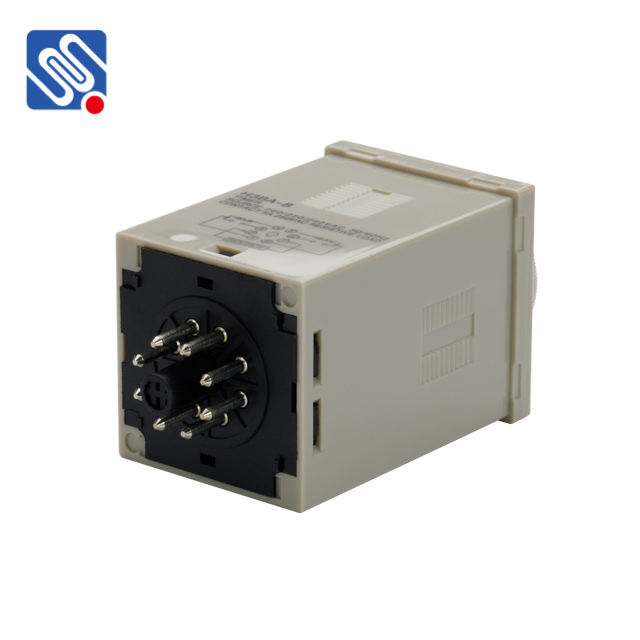 Meishuo H3BA-8 High Quality 24VDC/VAC Time Relay Miniature Size High Power Sealed Power-on Delay Time Relay for AC220V/DC12V