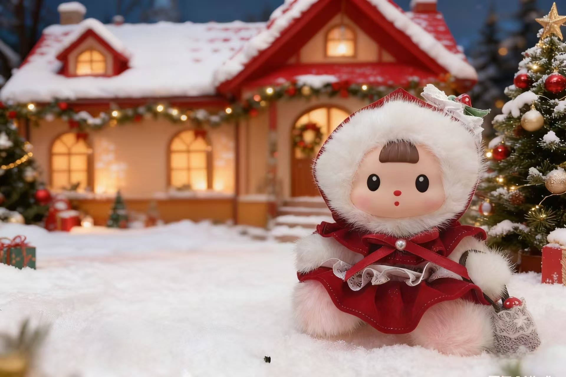 18 ซม. สามพี่น้อง รุ่นคริสต์มาส - หนูน้อยหมวกแดง