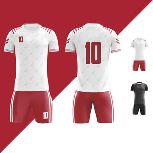 Camiseta de fútbol con logotipo personalizado barata de alta calidad 100% poliéster tela de alta calidad uniforme de fútbol para hombres - Product Image 4