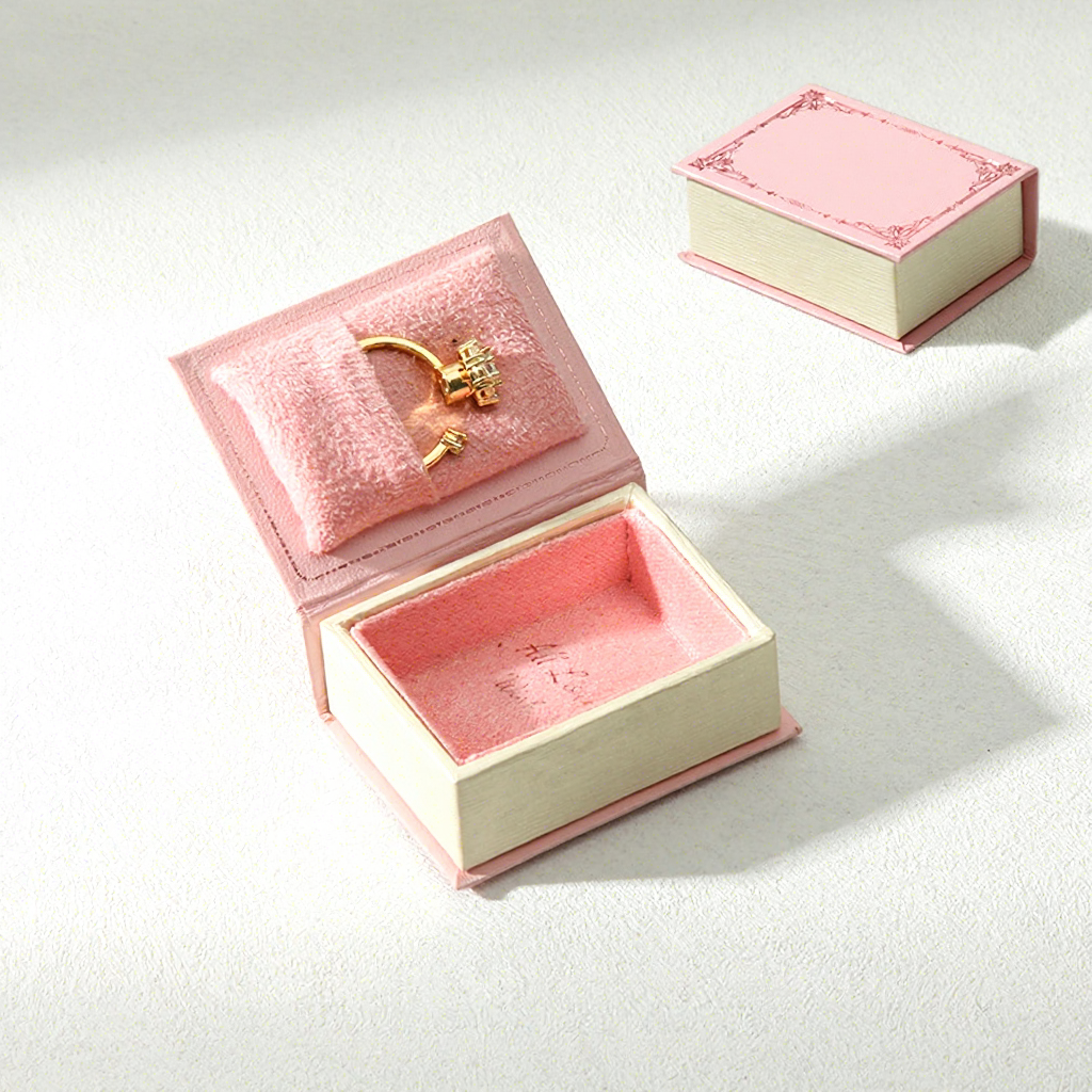 Pink Ring Box 4*5.6*2.2cm
