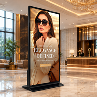 Kiosco de Señalización Digital de Pantalla Completa con Gestión Remota, Pantalla Táctil Android Windows de 55, 65, 75, 85 y 98 Pulgadas para Vestíbulo de Centro Comercial