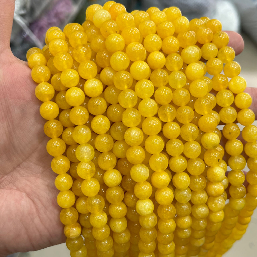 Ambre jaune 7a, pierre naturelle optimisée.