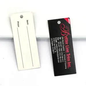 Luxo Personalizado Impresso Folha De Ouro e Hot stamping Logo Hang Tag Reciclado Vestuário Papel Tags Swing Tags para Vestuário