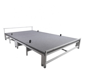 Letto a Scomparsa Moderno Portatile con Telaio in Metallo e Materasso, Arredo per Ufficio e Camera da Letto - Product Image 4