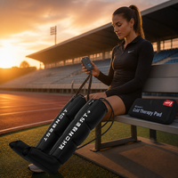 Bottes de massage portables à compression d'air séquentielle pour les jambes, pompe DVT pour la récupération des athlètes, système de soulagement des varices et des gonflements
