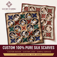 Élégant foulard 100% soie de mûrier 70x70cm carré sergé avec logo personnalisé motif cheval pour femme, accessoire de cou et de cheveux, échantillon disponible, OEM