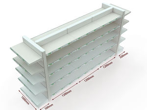 Estanterías de Metal Estándar para Supermercados, Precio de Fabricante, Ajuste Universal, para Suministro a Tiendas de Comestibles en Franquicia - Product Image 2