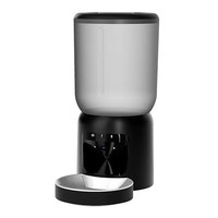 Distributeur de nourriture intelligent pour animaux de compagnie contrôlé par application, 6,5 L, ABS, avec caméra de vision nocturne 3MP, double alimentation, pour l'alimentation des chats et des chiens en intérieur