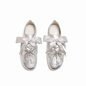 Baskets rétro décontractées pour femmes en cuir souple à semelle souple, style Forrest Gump, à lacets, plates, nouvelle collection printemps 2026 - Product Image 2